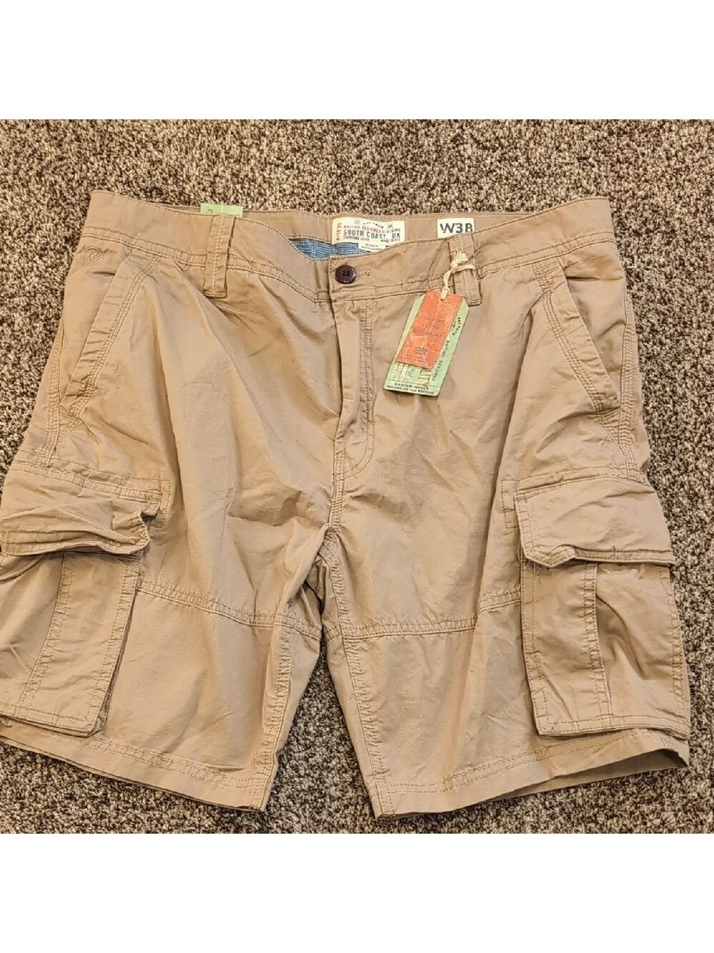 Fat Face Men's Tan Cargo Shorts NEW Size 38